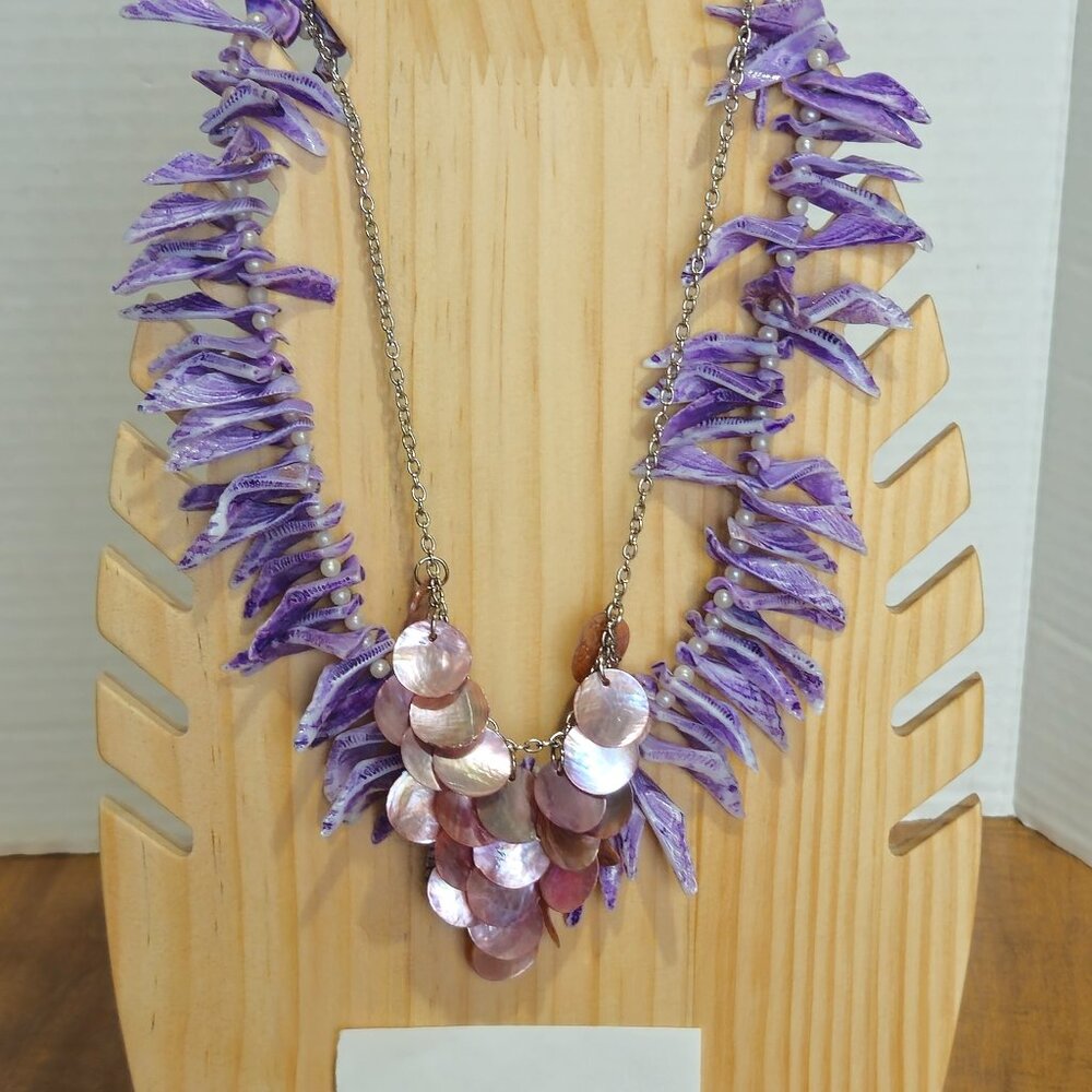 Mermaid Shell Necklace Jewelry Lot #56